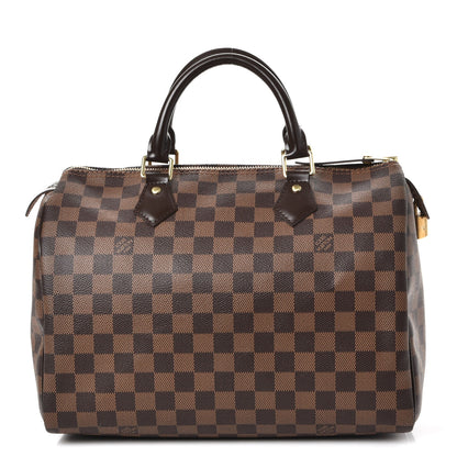 Louis Vuitton Damier Ebene Speedy 30 1 of 8