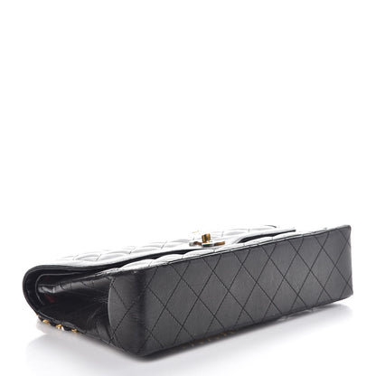 Chanel Lambskin Quilted Medium Double Flap Black 4 of 8
