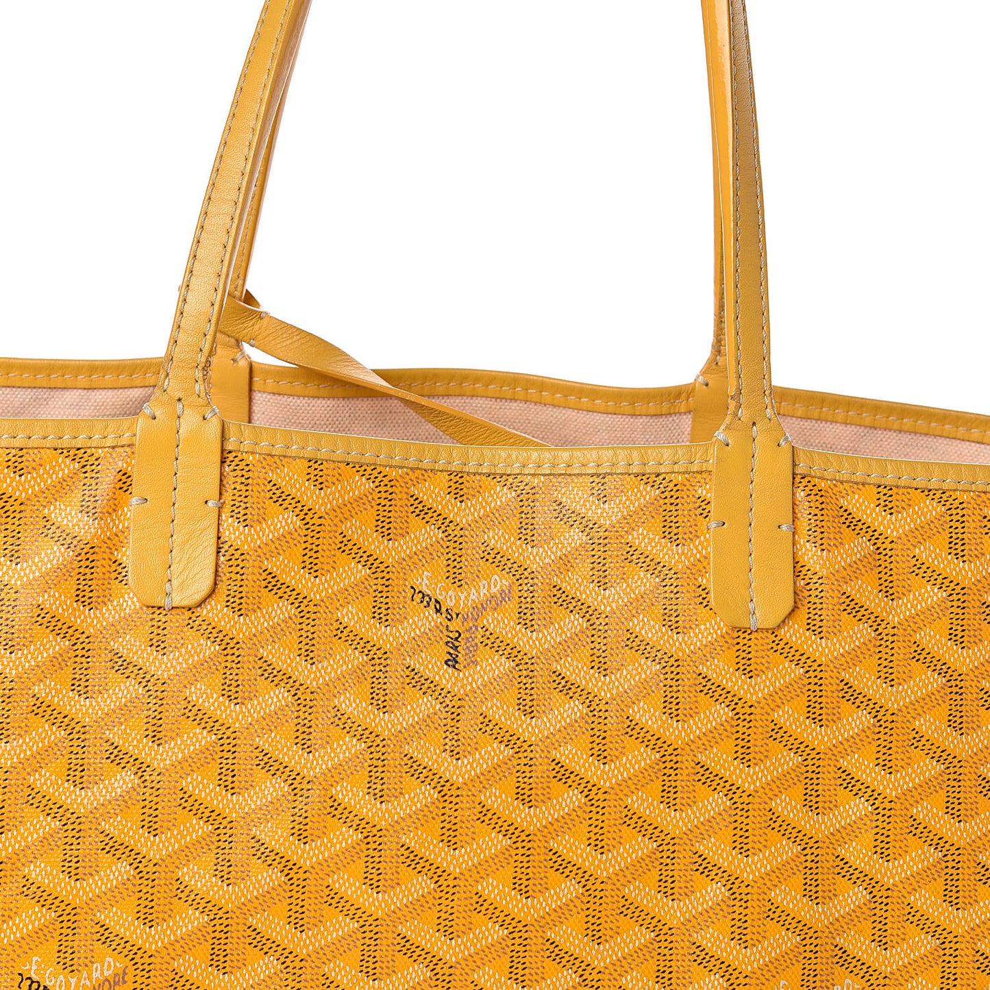 Goyardine Saint Louis PM Yellow