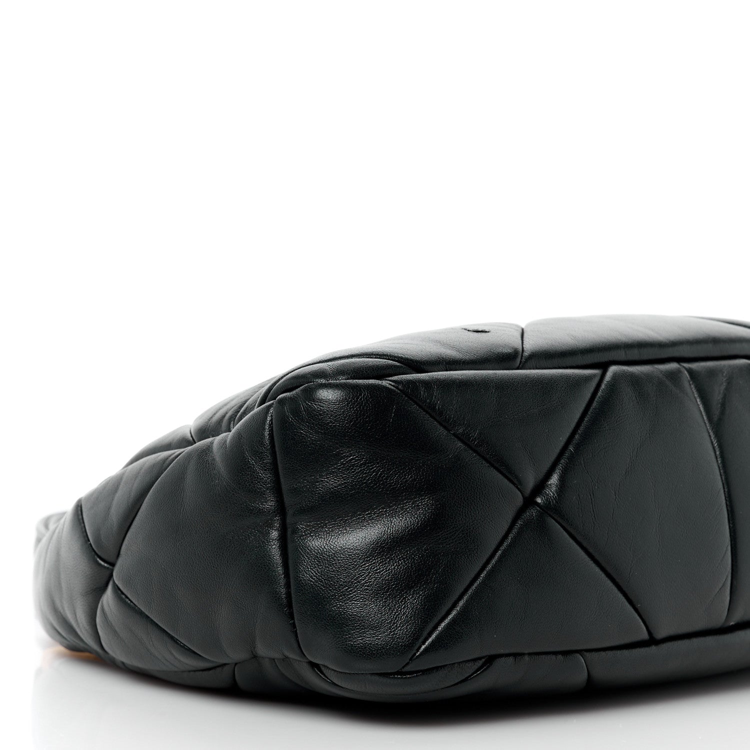 Prada Nappa Re-Nylon Triangle Quilted Patchwork System Shoulder Bag Black 10 of 12