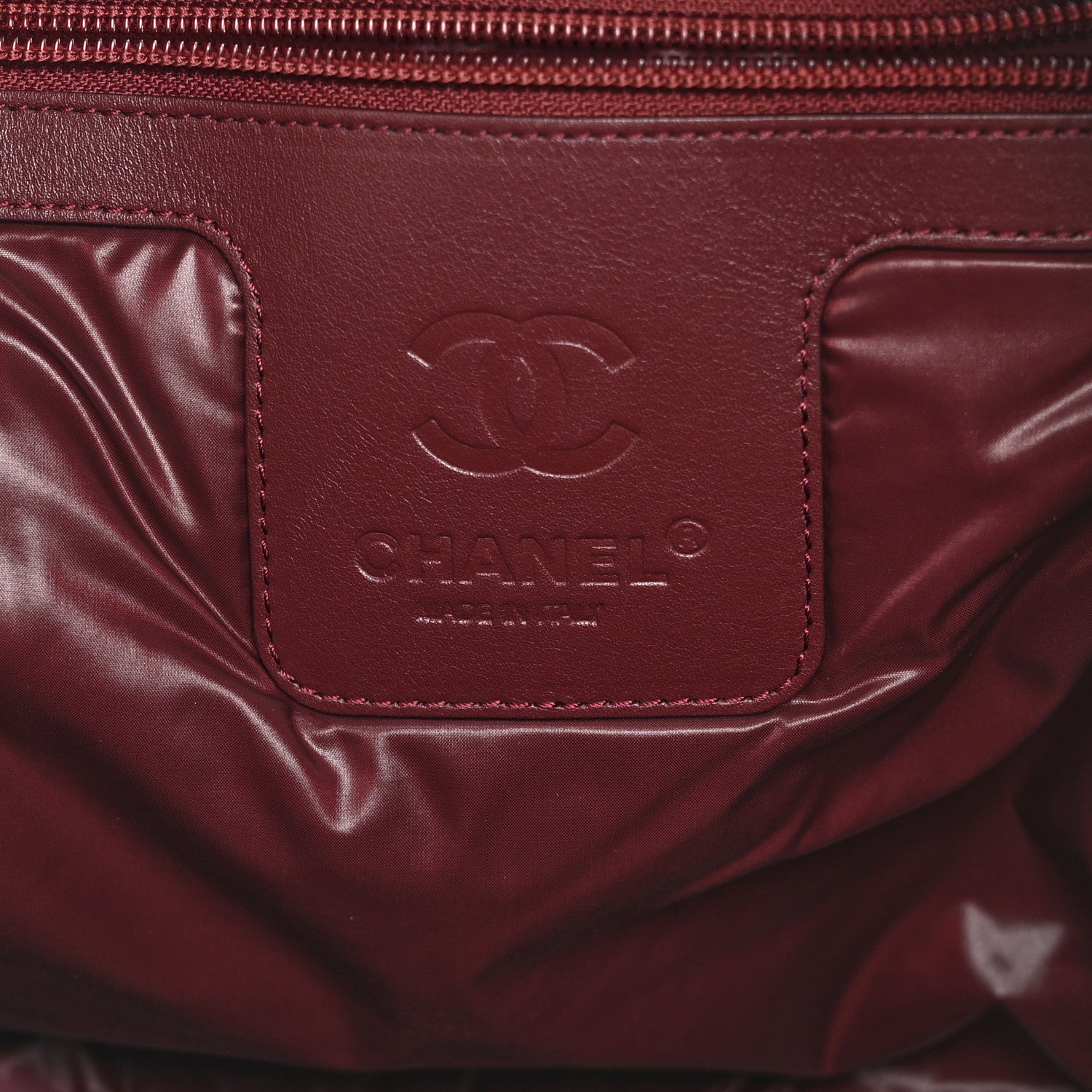 Chanel Nylon Quilted Coco Cocoon Backpack Black 6 of 11