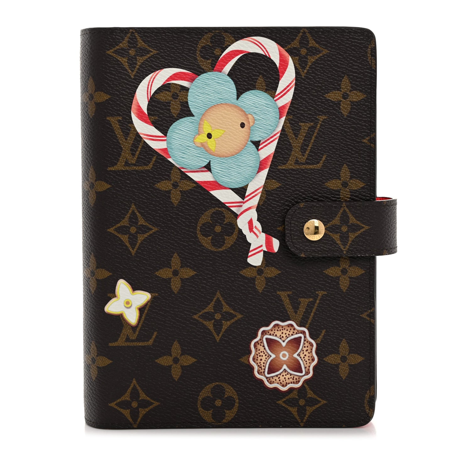 Monogram 2024 Christmas Animation Candy Factory Medium Ring Agenda Cover