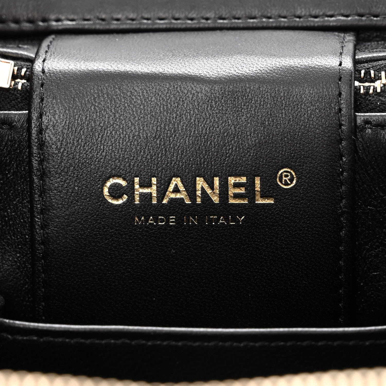 Chanel Caviar Quilted Small CC Vanity Case Black 5 of 10