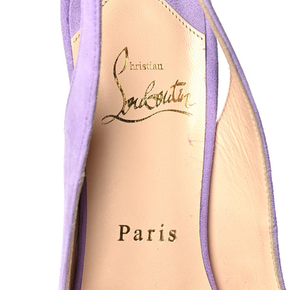 Christian Louboutin Suede No Prive 120 Pumps 37.5 Purple 7 of 7