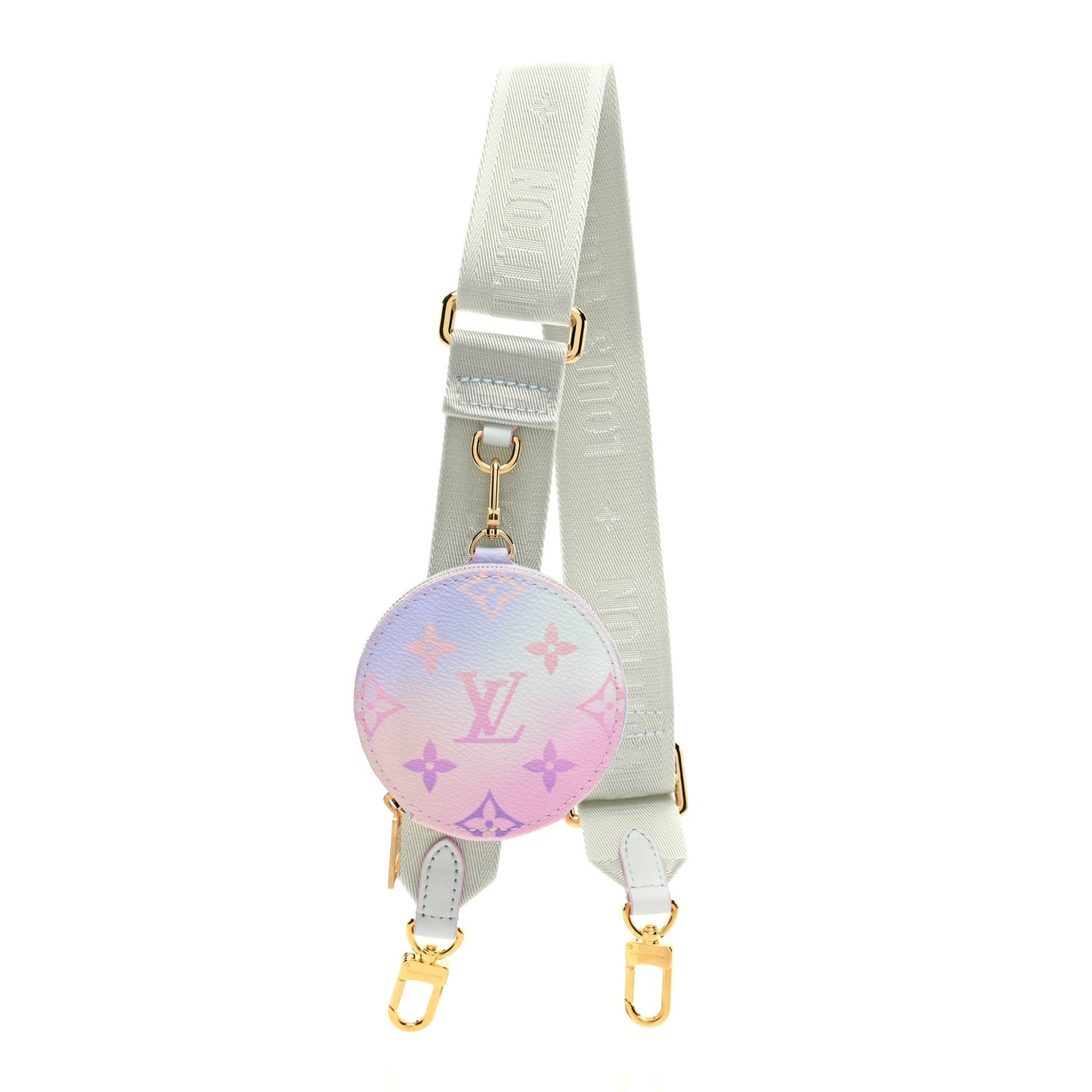 Monogram Spring In The City OnTheGo PM Adjustable Shoulder Strap Sunrise Pastel