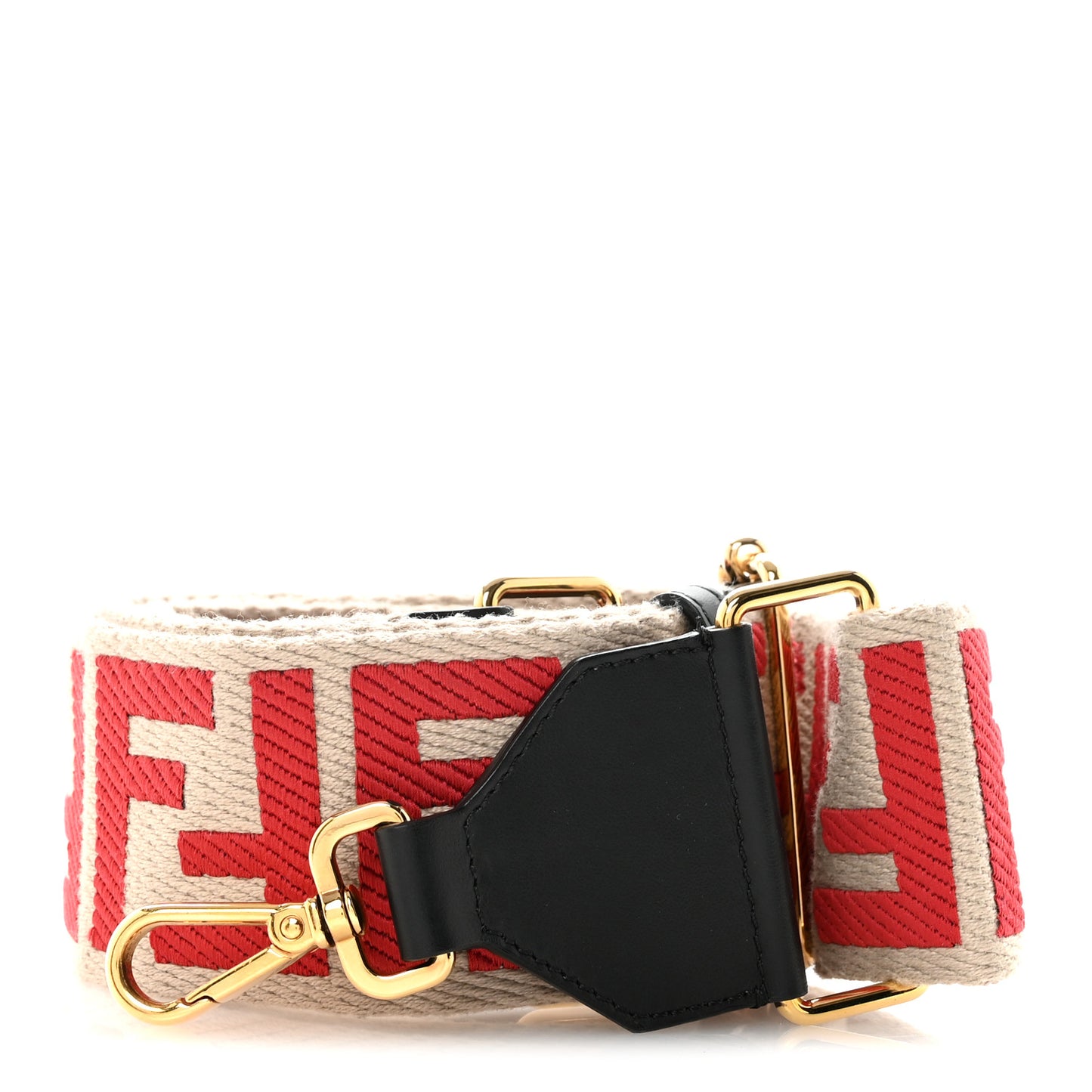 Ribbon Vitello Seta FF 1974 Adjustable Strap You Rosso