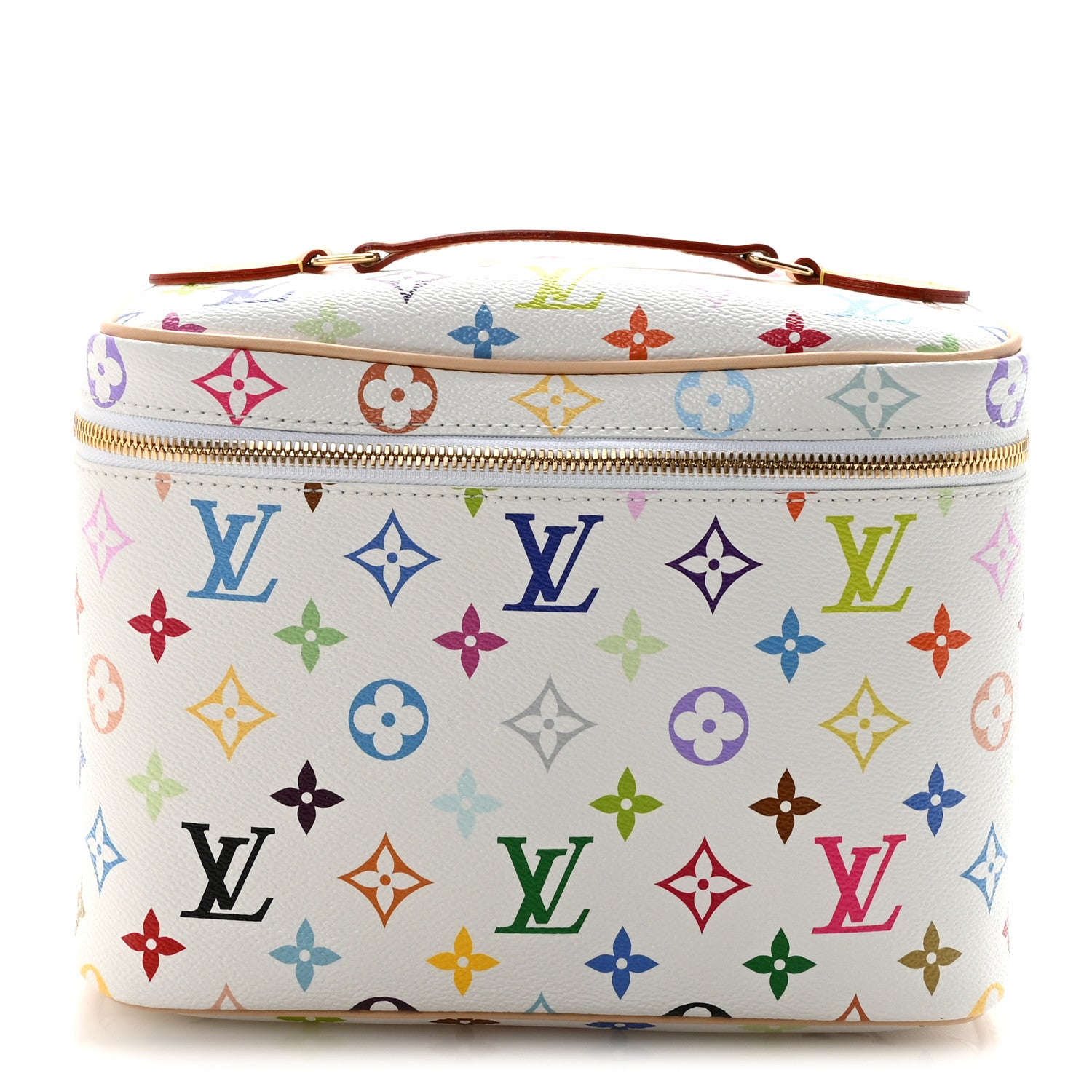Louis Vuitton LV X TM Monogram Multicolor Nice BB White 1 of 7