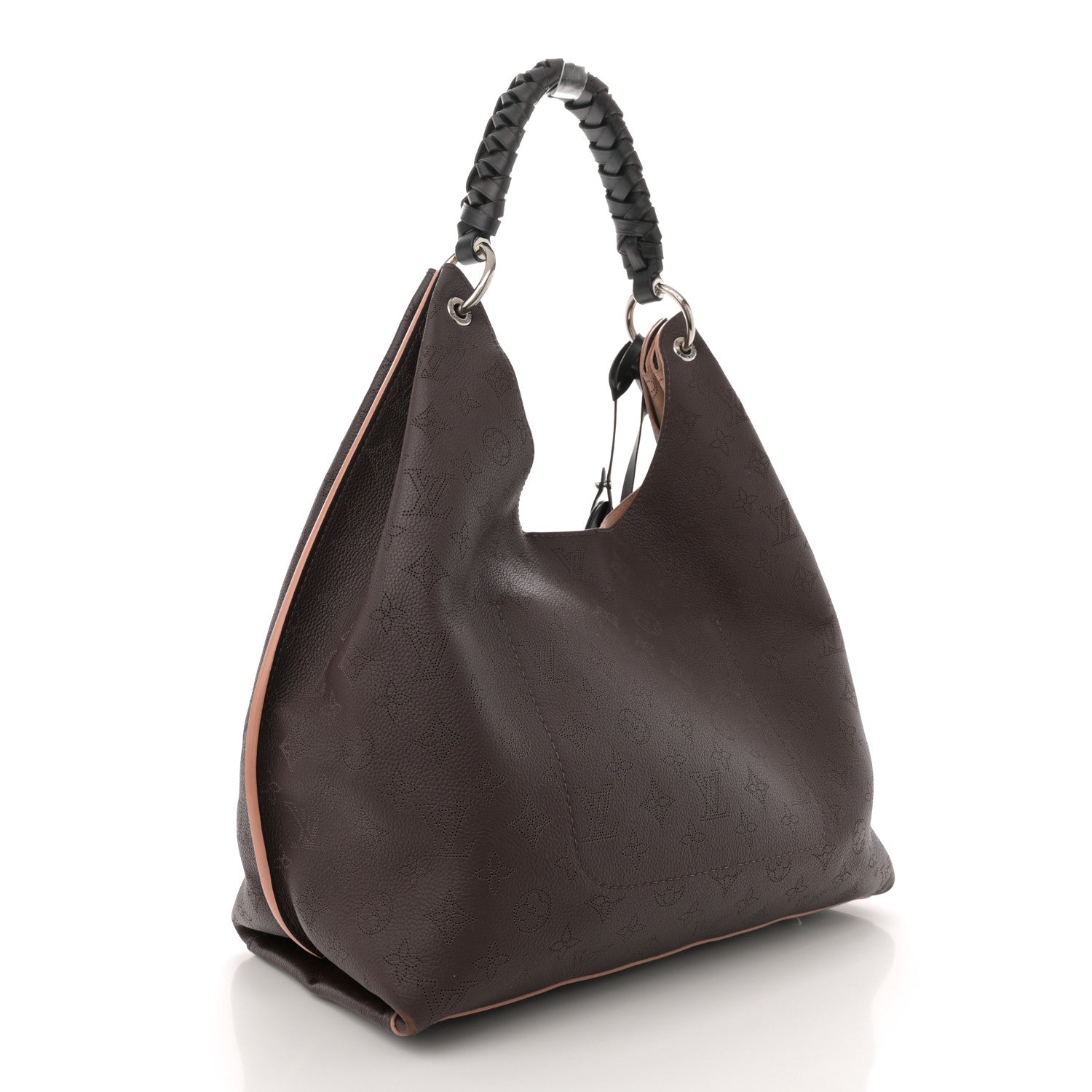 Louis Vuitton Mahina Carmel Hobo Chocolate 3 of 11