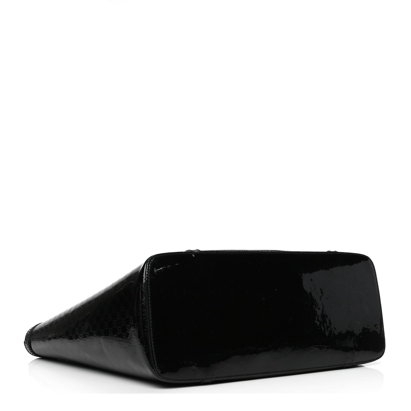 Patent Microguccissima Medium Nice Tote Black