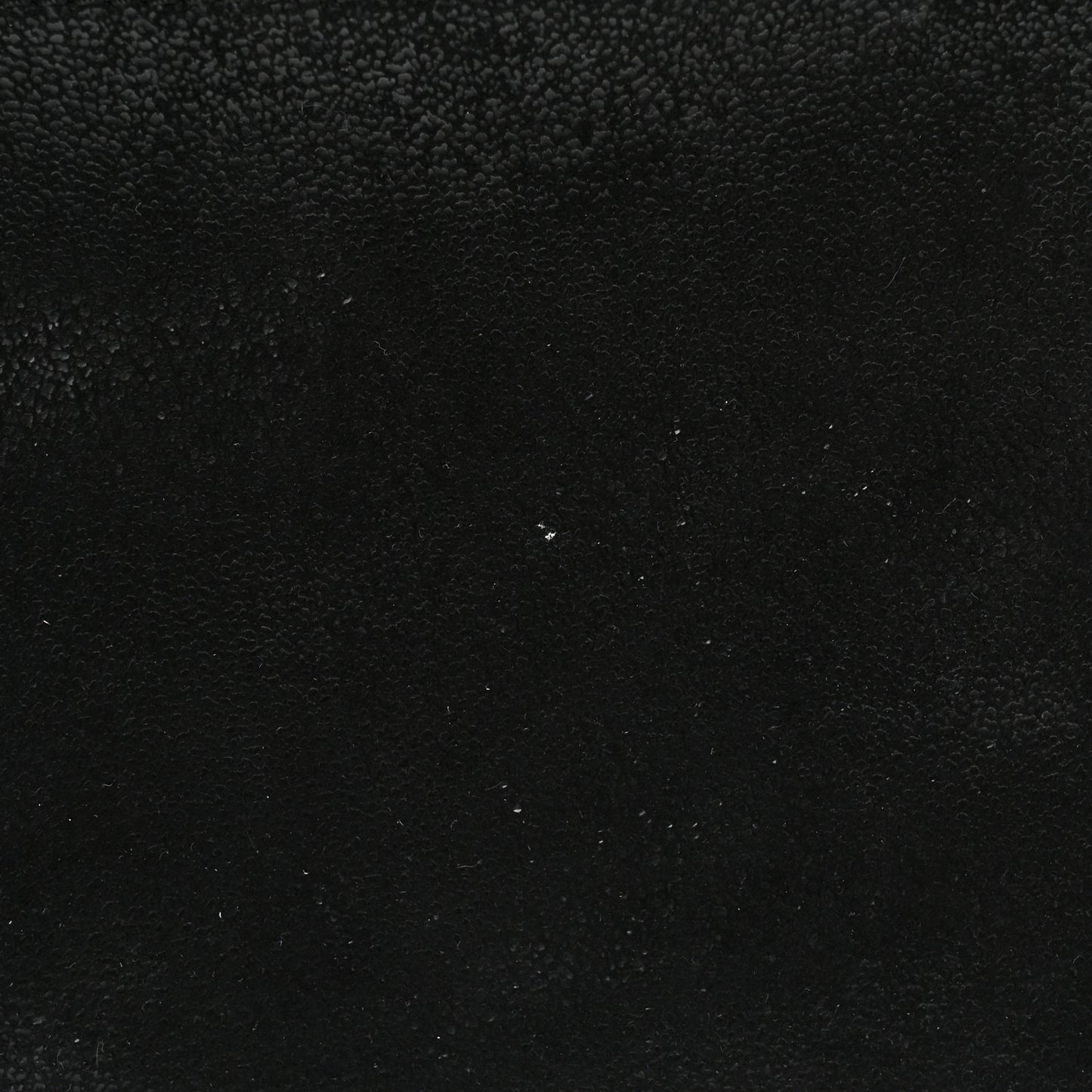 Shaggy Deer Falabella Fold Over Clutch Black