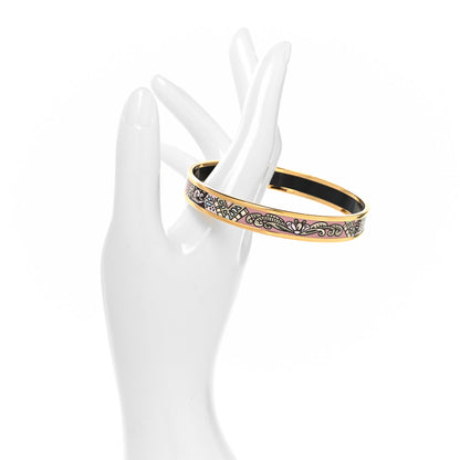 Hermes Enamel Printed Narrow Bracelet 65 2 of 5