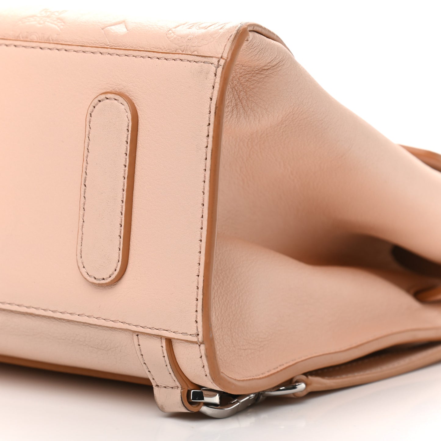 Calfskin Ottomar Monogram Essential Small Backpack Bisque