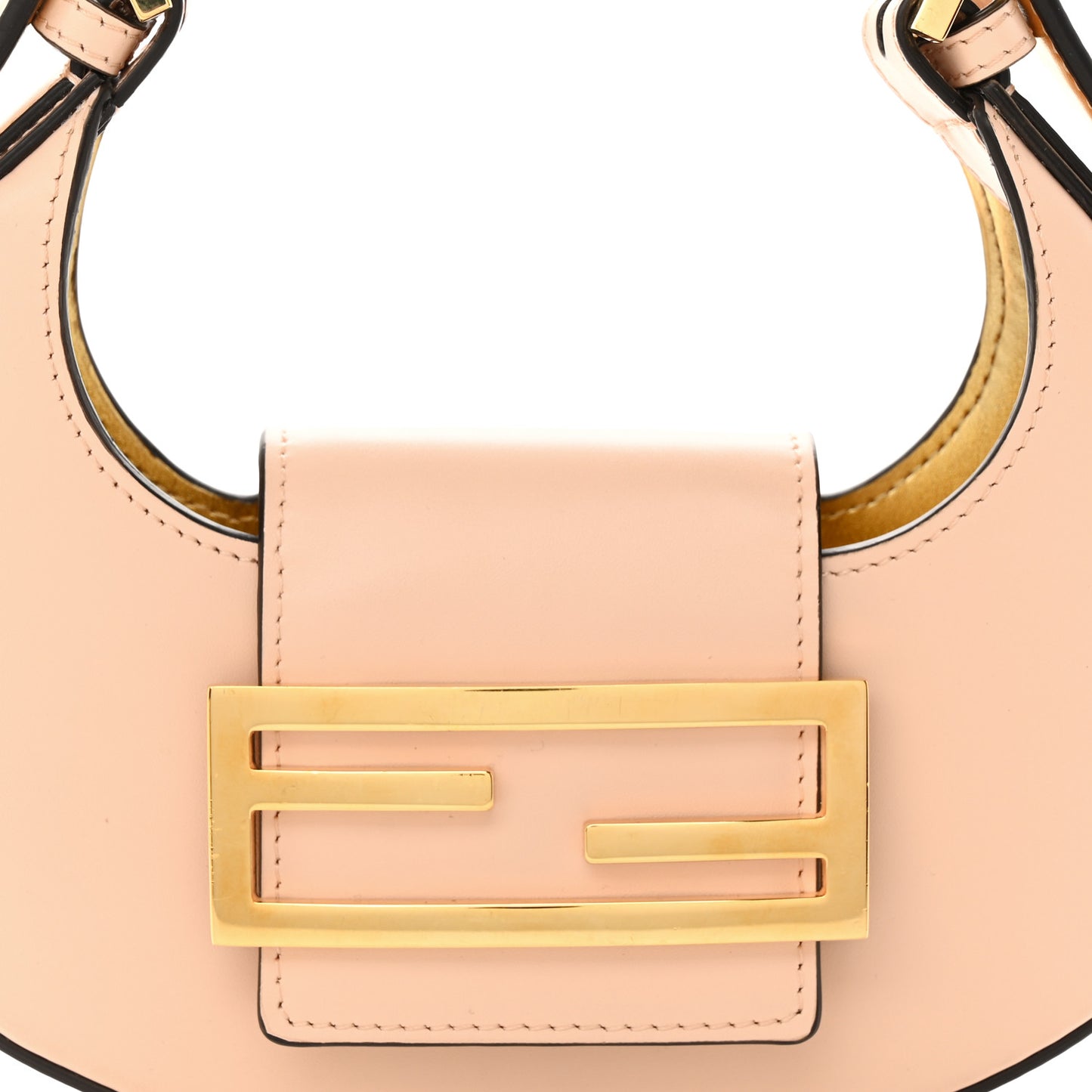 Vitello King Mini Cookie Hobo Bag Light Rose