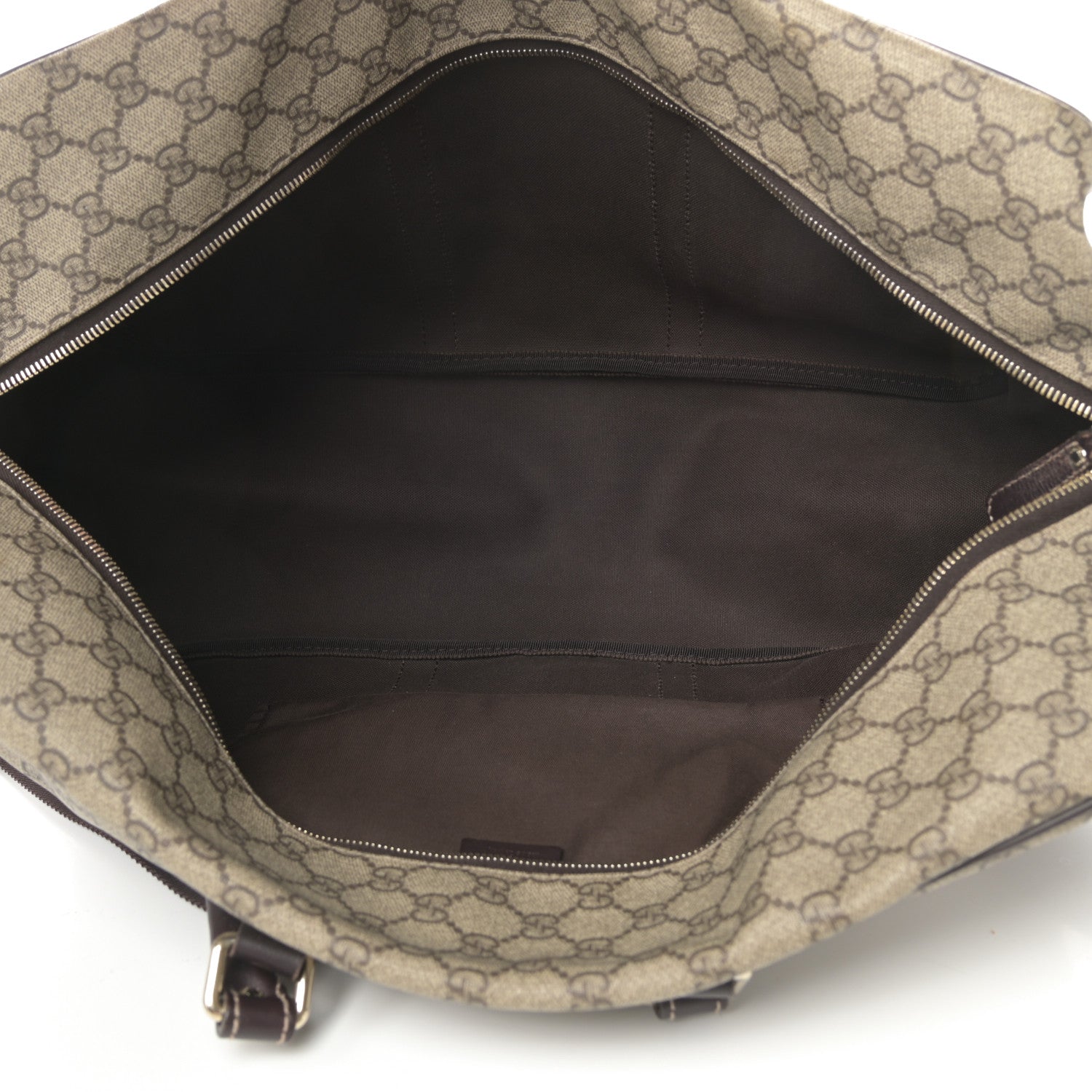 Gucci GG Plus Monogram Medium Carry On Duffle Dark Brown 5 of 19