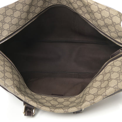 Gucci GG Plus Monogram Medium Carry On Duffle Dark Brown 5 of 19