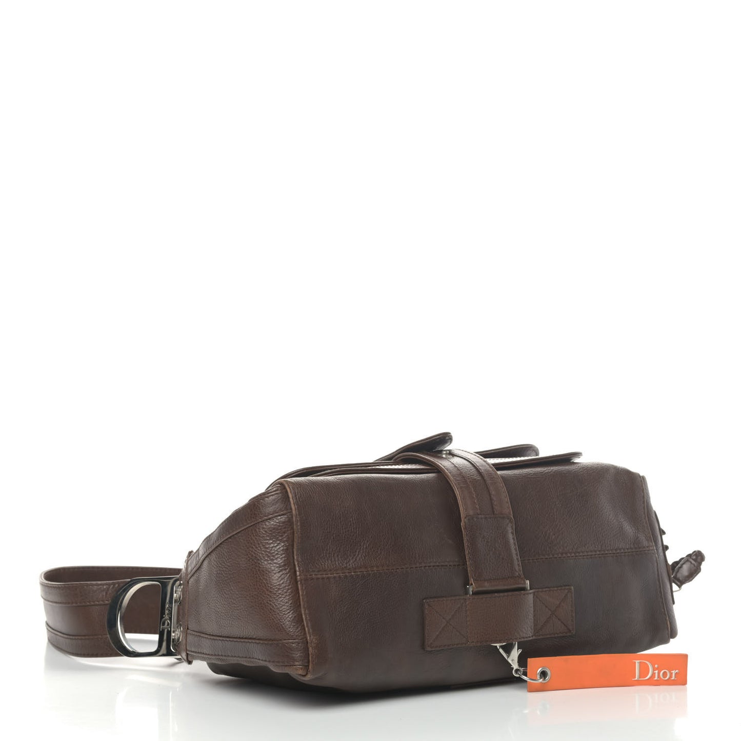 Calfskin Flight East West Bag Brown