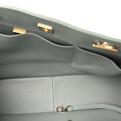 Chanel Caviar Quilted Large Classic Shopping Tote Light Green 5 of 11