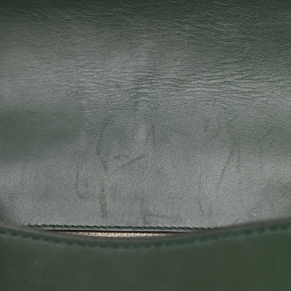 Gucci Calfskin Small Lady Web Shoulder Bag Green 8 of 11