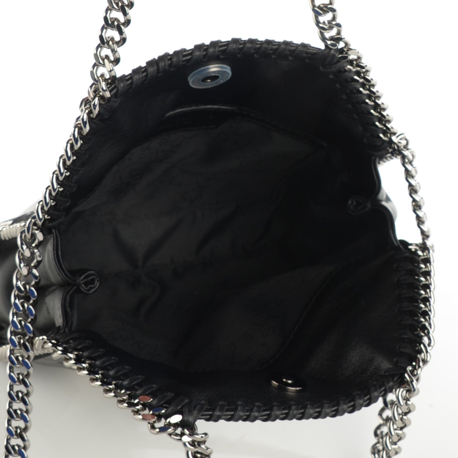 Stella McCartney Alter Nappa Embossed Tiny Star Falabella Tote Black 6 of 9