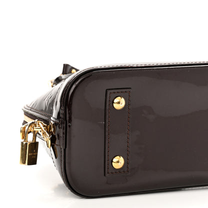 Louis Vuitton Vernis Alma BB Amarante 7 of 13