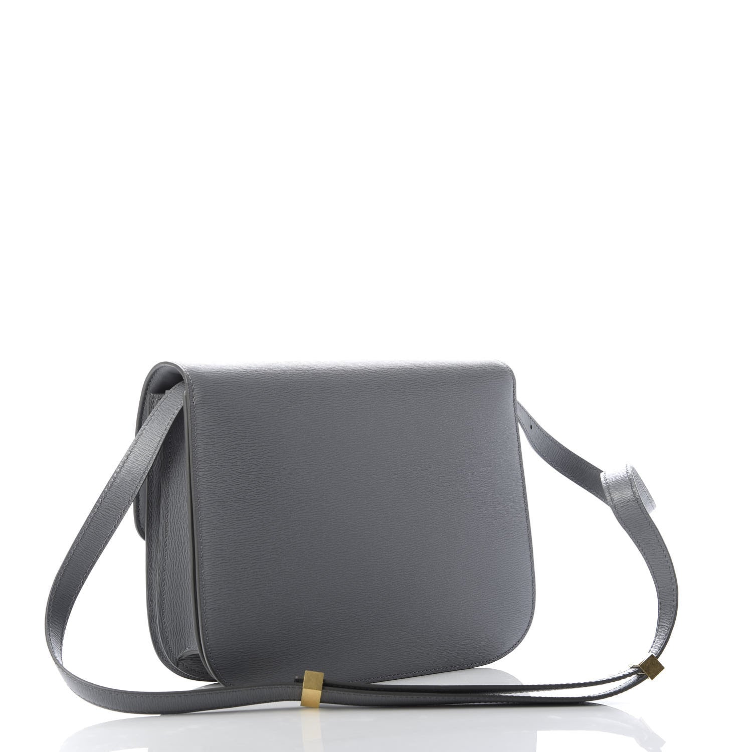 Celine Liege Calfskin Medium Classic Box Flap Bag Grey 3 of 9