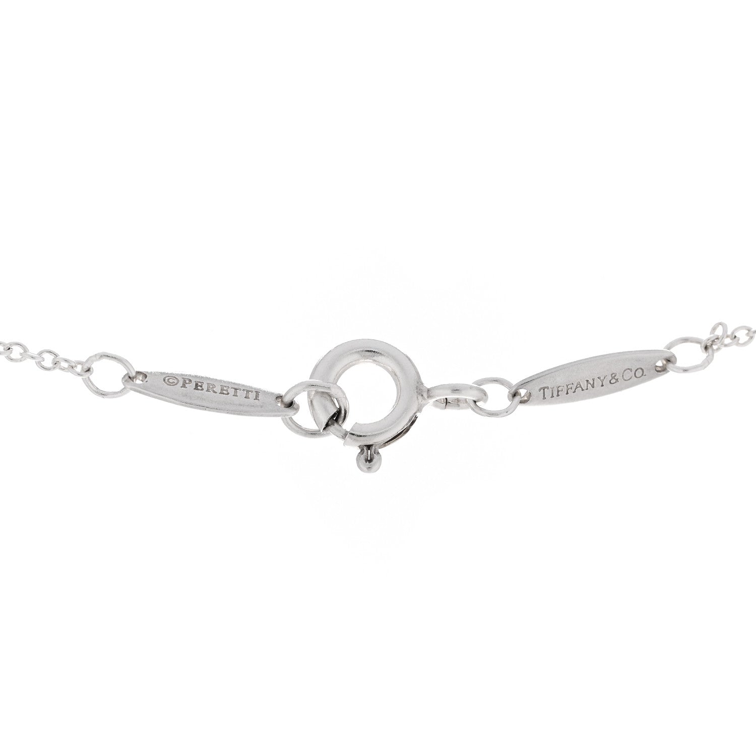 Tiffany Sterling Silver 12mm Elsa Peretti Cross Pendant Necklace 5 of 5