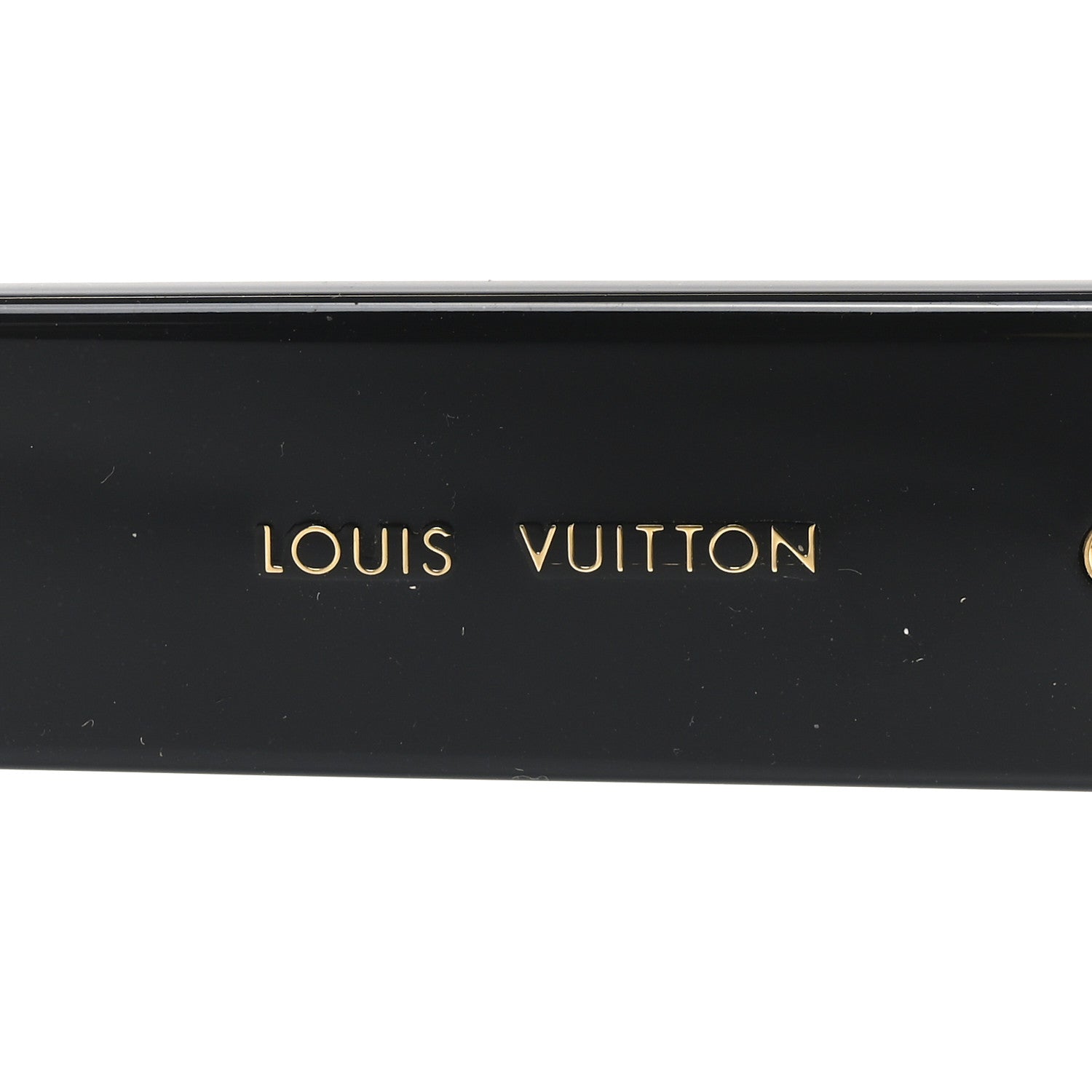 Louis Vuitton Acetate LV Circle Large Cat Eye Sunglasses Z2642U Black 5 of 6