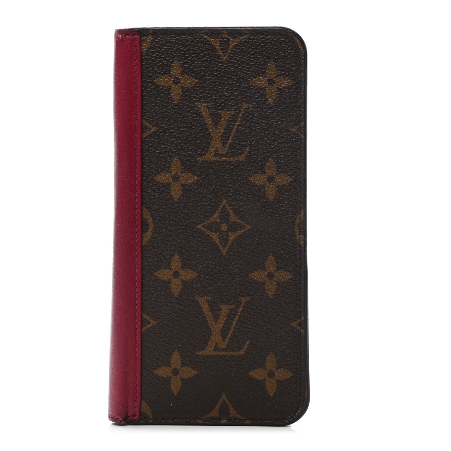 Monogram iPhone X Folio Case Fuchsia