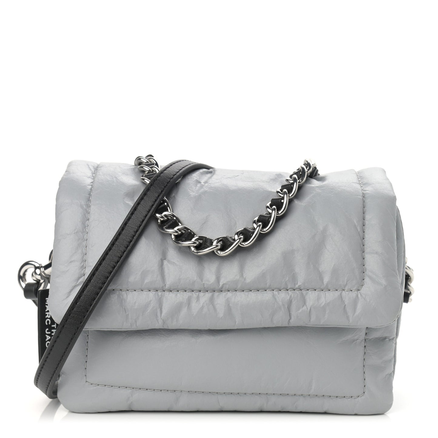 Lambskin The Pillow Bag Light Grey