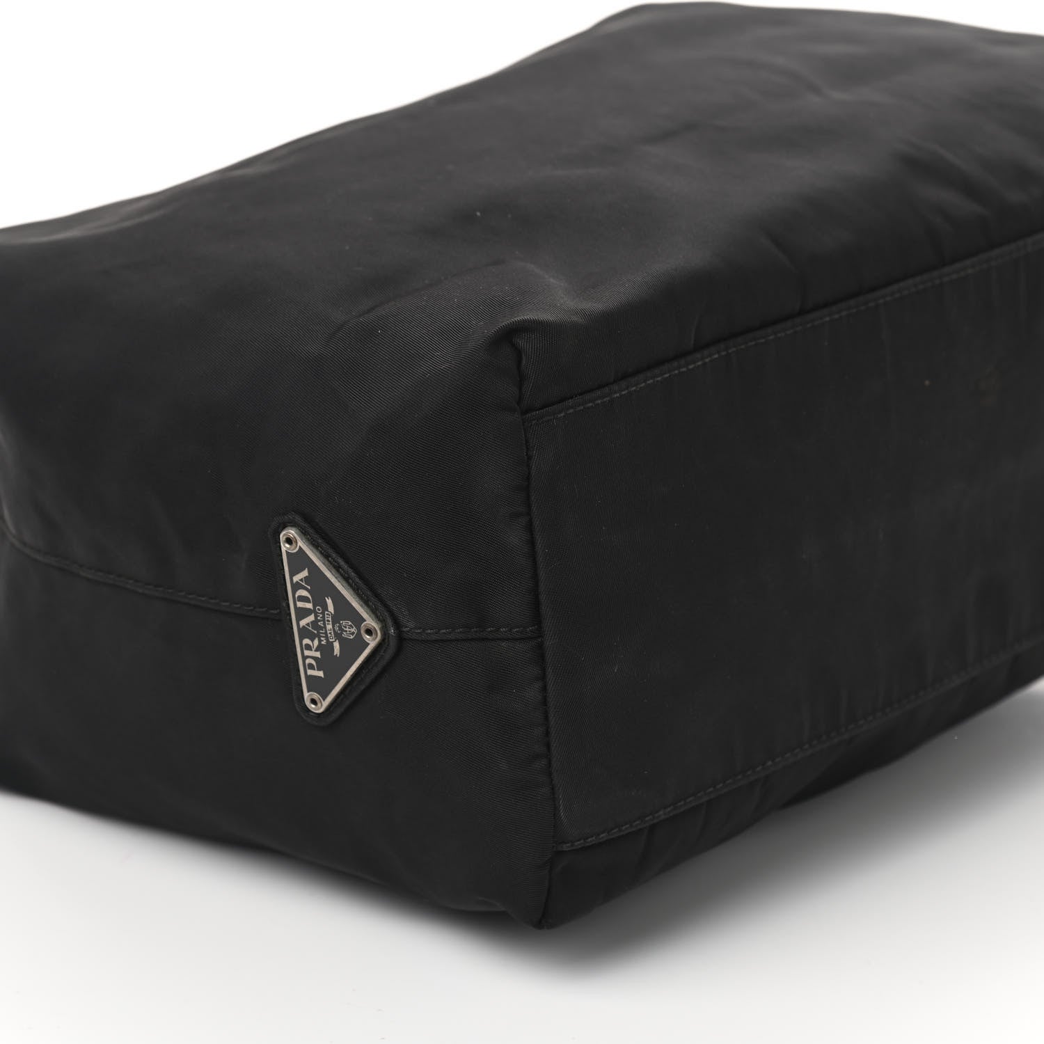 Prada Tessuto Nylon Top Handle Bag Black 7 of 8