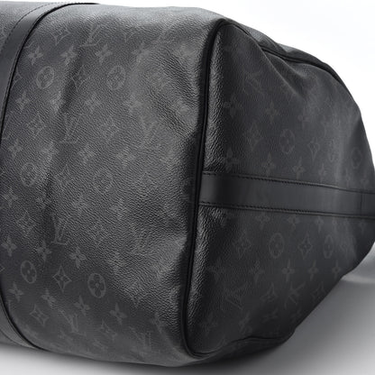Louis Vuitton Monogram Eclipse Keepall Bandouliere 55 6 of 10