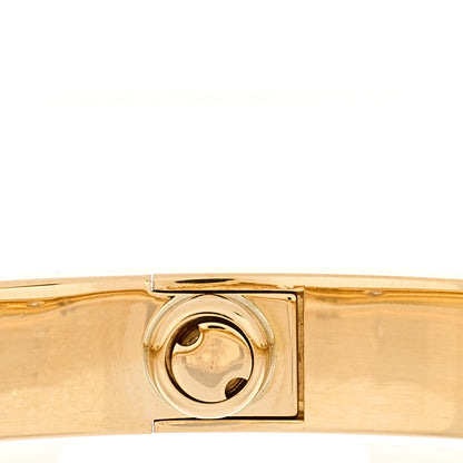 Cartier 18K Yellow Gold 4 Diamond LOVE Bracelet 17 6 of 8