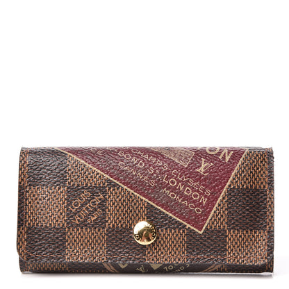 Louis Vuitton Damier Ebene Trunks Labels Multicles 4 Key Holder 1 of 7