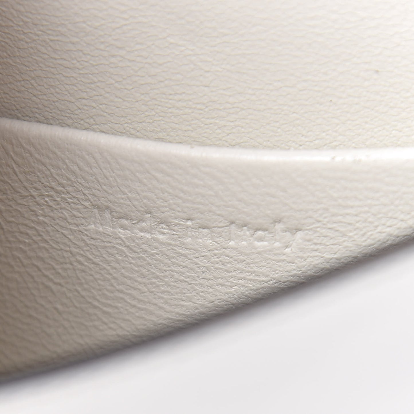 Smooth Calfskin Small Trotteur White