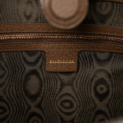 Gucci X BALENCIAGA BB Supreme Monogram Web Medium Ophidia Shopping Tote Beige New Acero 6 of 10