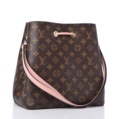 Louis Vuitton Monogram Neonoe MM Rose Poudre 3 of 9