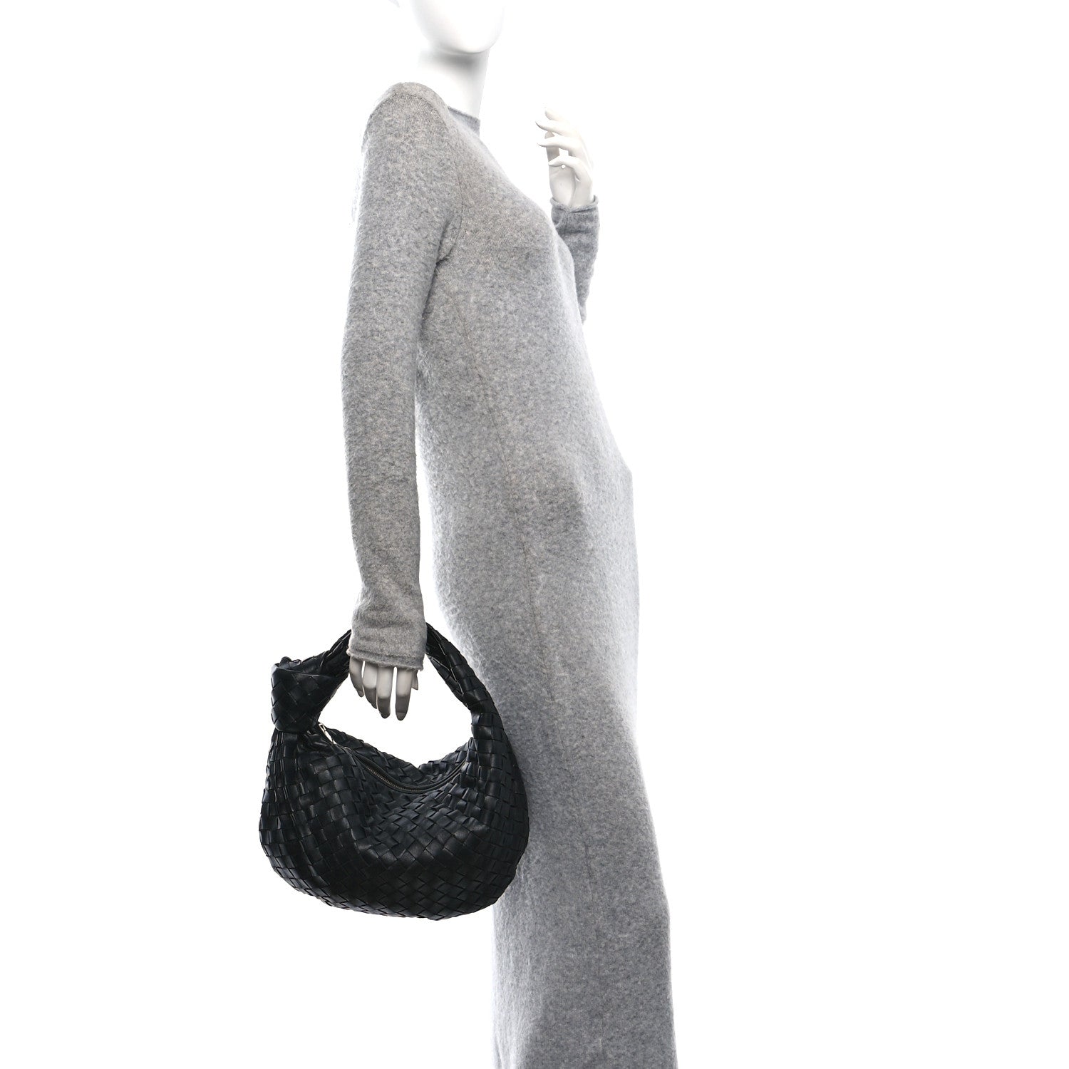 Bottega Veneta Nappa Intrecciato Teen Jodie Hobo Black 2 of 10