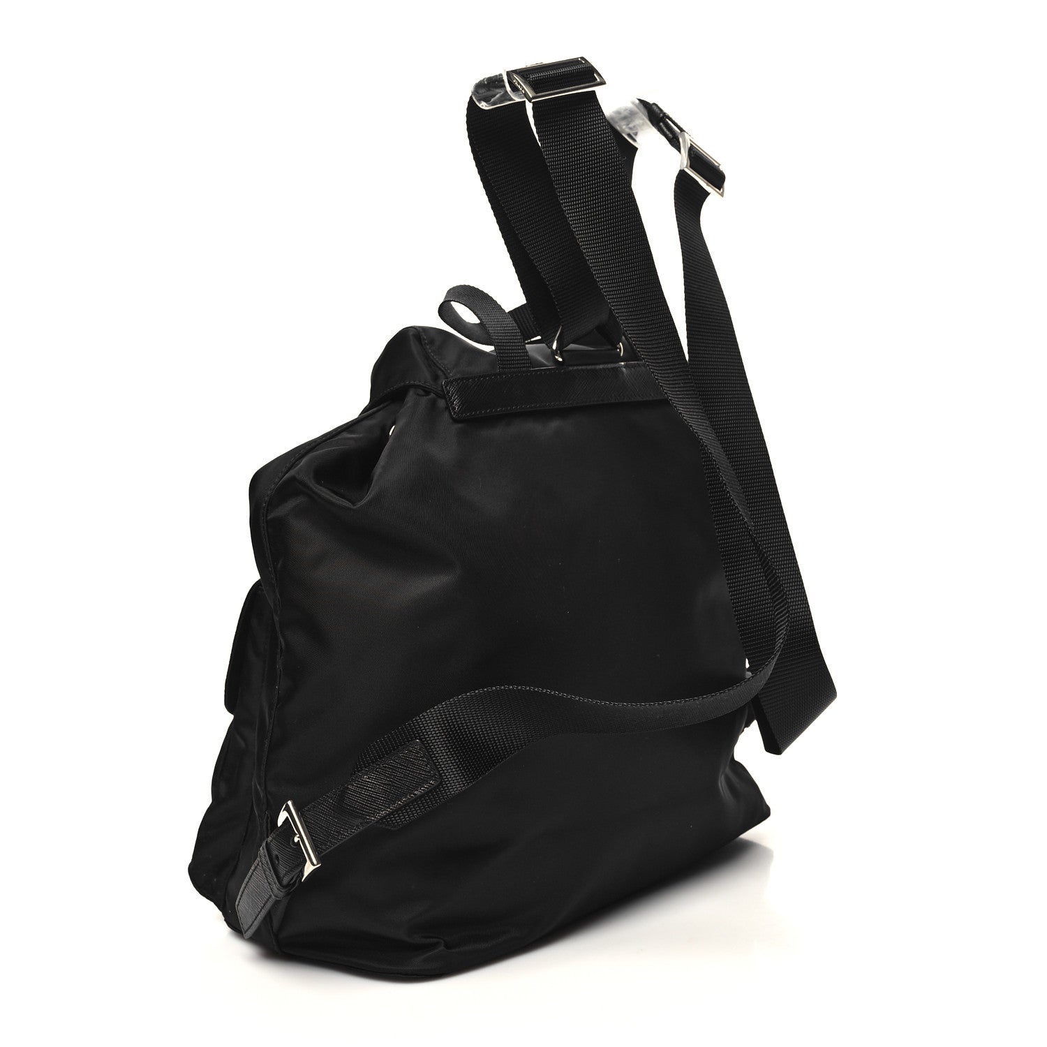 Prada Re-Nylon Saffiano Medium Backpack Black 4 of 11