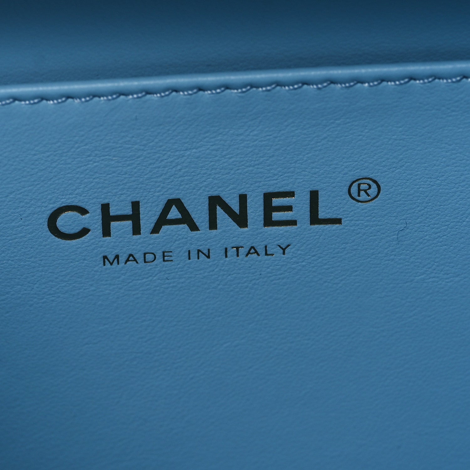 Chanel Caviar Quilted Mini Pick Me Up Vanity Case Light Blue 7 of 11