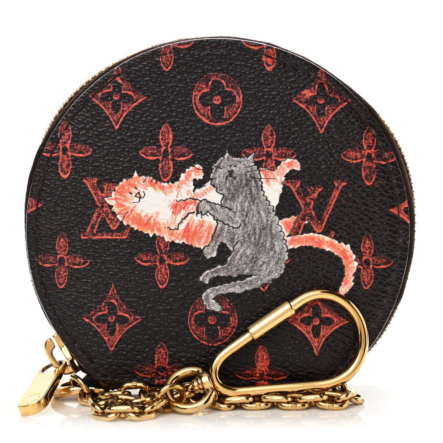 Calfskin Catogram Micro Boite Chapeau Marron