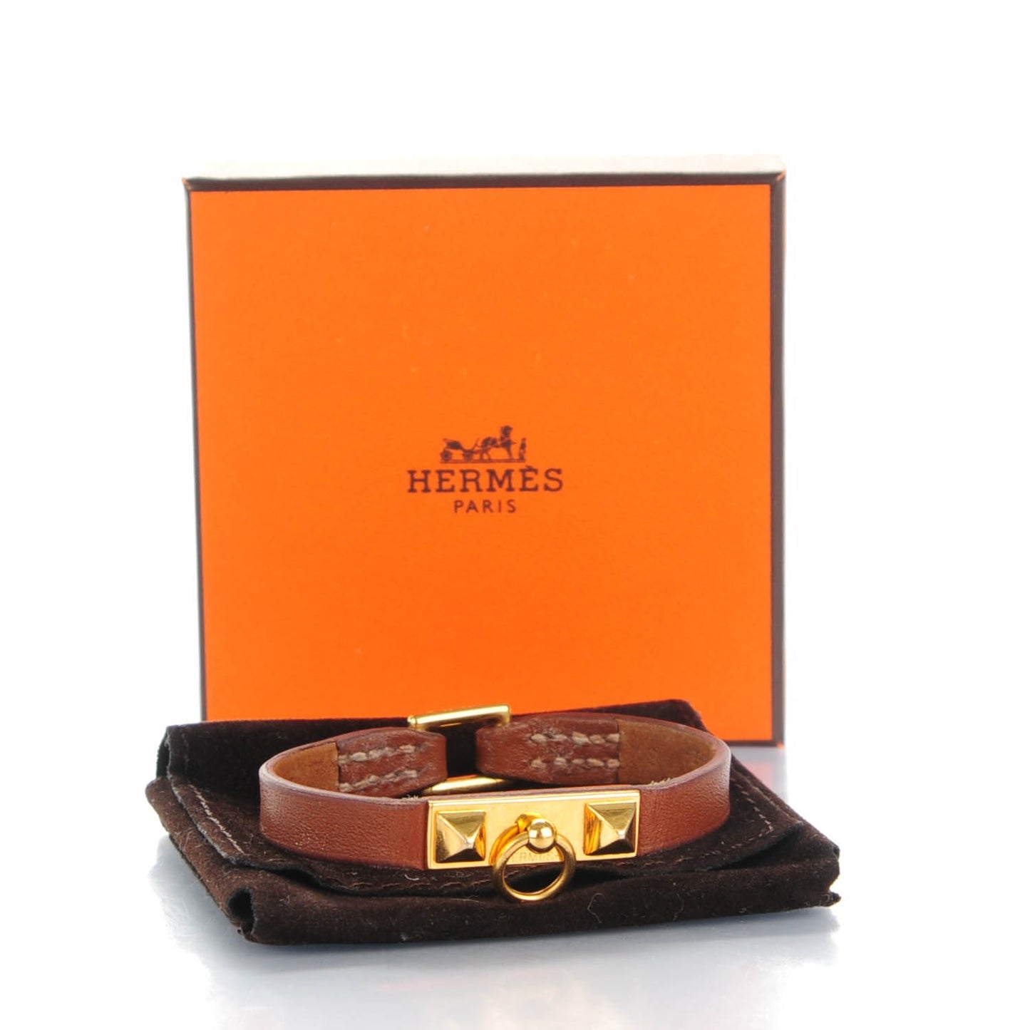 Barenia Micro Rivale Bracelet XS Fauve