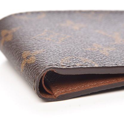 Louis Vuitton Monogram Mens Porte-Billets 3 Card Billfold Wallet 7 of 9