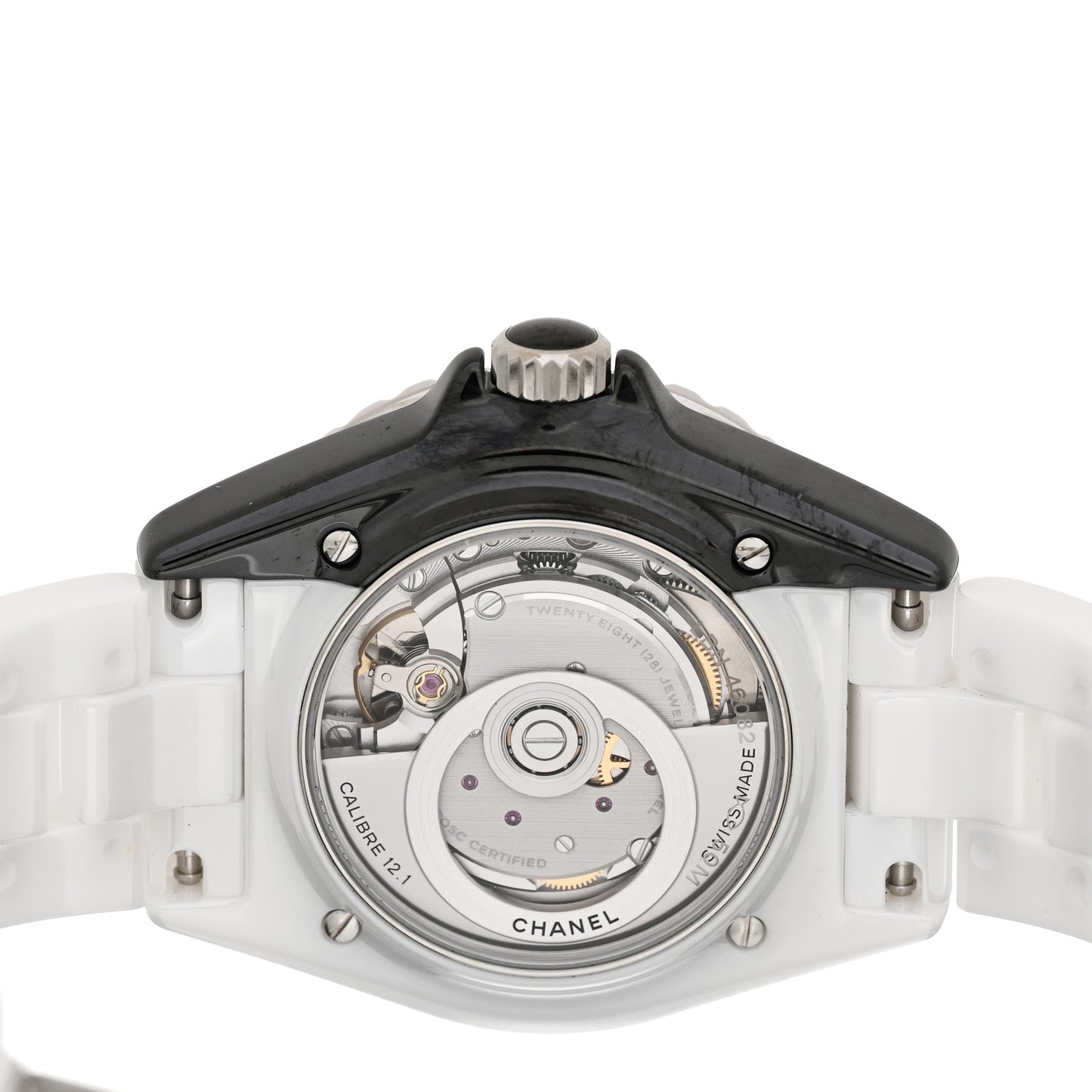 Stainless Steel Ceramic 38mm J12 Paradoxe Automatic Watch White