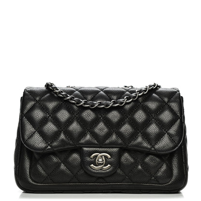 Chanel Caviar Quilted Medium Now and Forever Flap Black 1 of 7