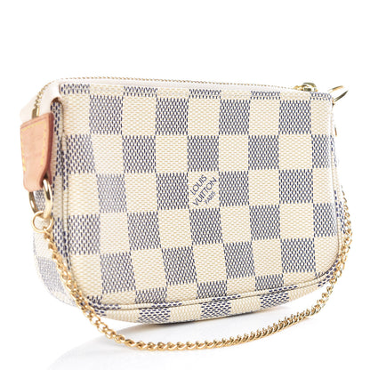 Louis Vuitton Damier Azur Mini Pochette Accessories 3 of 10