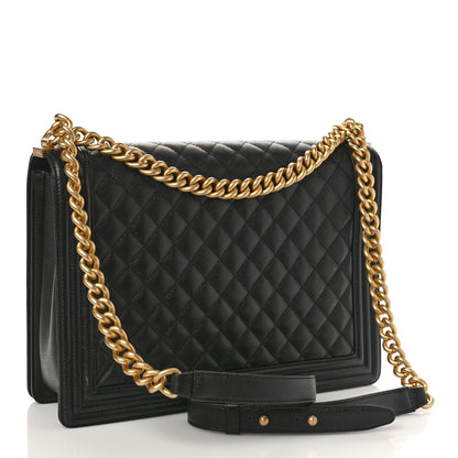 Chanel Caviar Quilted Large Boy Flap Black 3 of 9