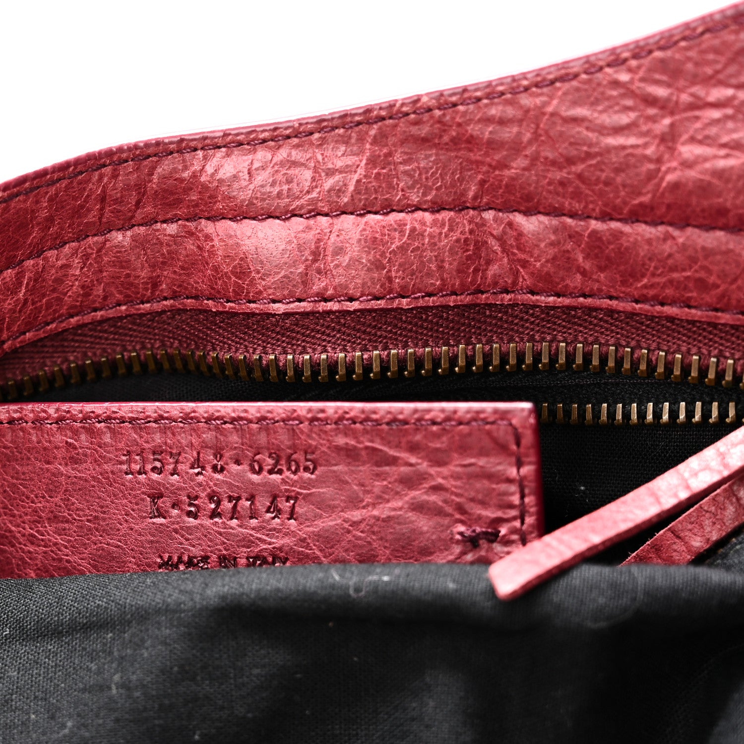 Balenciaga Agneau Classic Hardware City Cassis 8 of 11