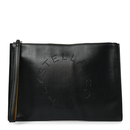 Stella McCartney Alter Nappa Logo Pouch Black 1 of 8