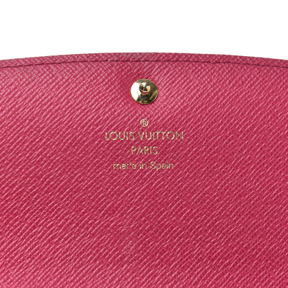 Louis Vuitton Monogram Bloom Flower Emilie Wallet 7 of 8