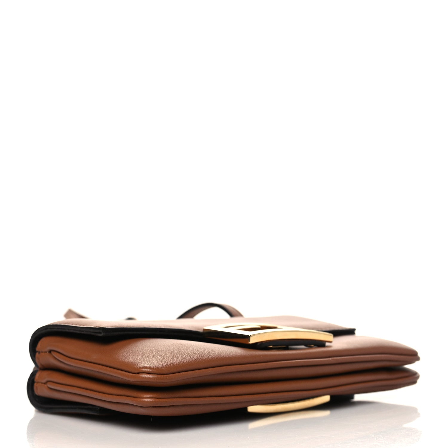 Fendi Vitello Grace Matte Duo Baguette Camel 3 of 6
